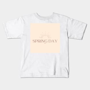 BTS spring day Kids T-Shirt